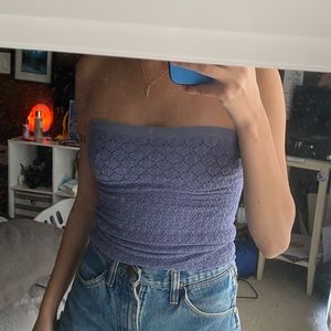 free people crochet tube top